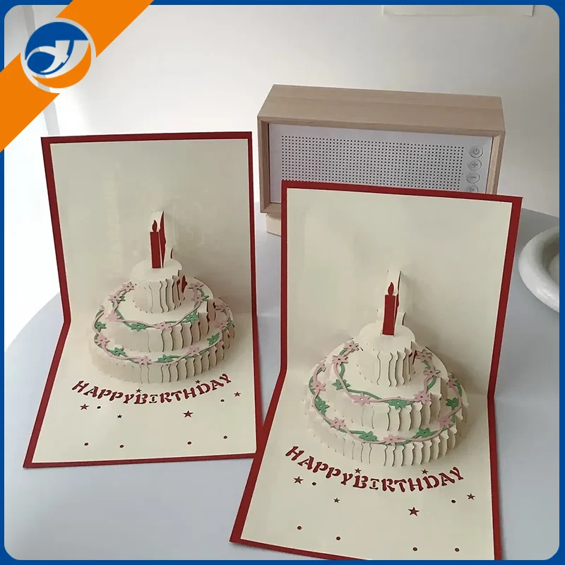 Ad günü 3D Kağız Kartı