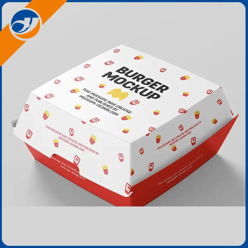 Rəngarəng hamburger qutusu