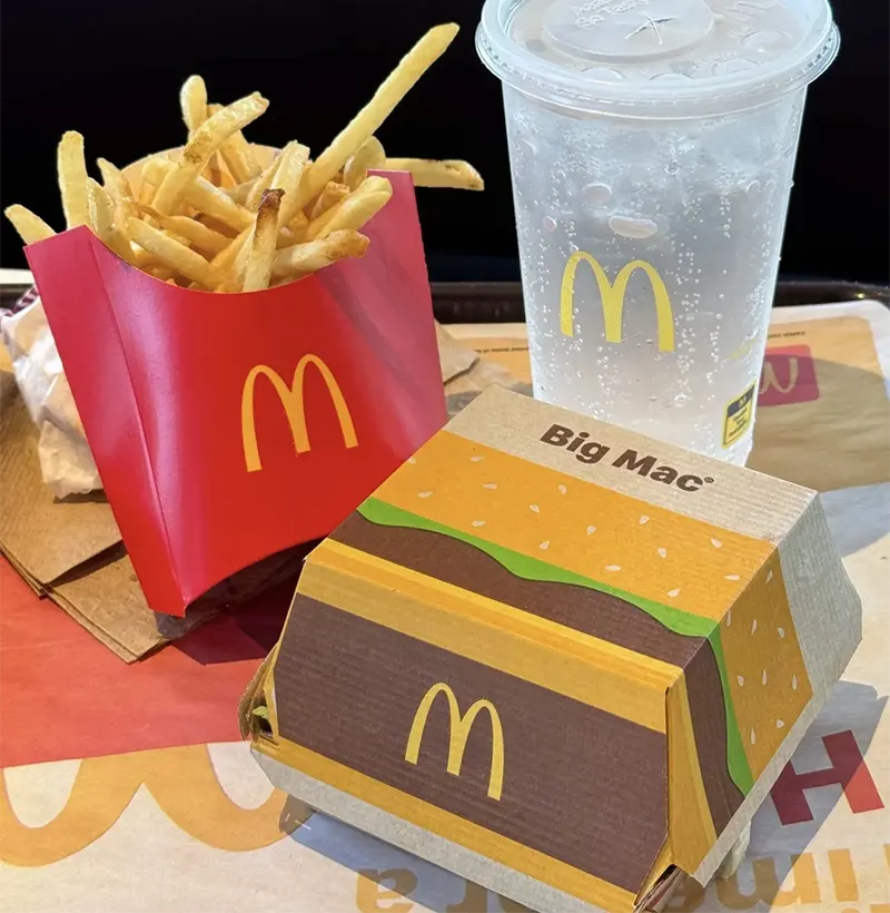 Colorful Hamburger Box